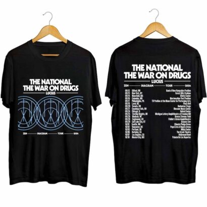 Zen Diagram Tour 2024 Shirt, The National and The War on Drugs 2024 Concert Shirt, Zen Diagram Concert