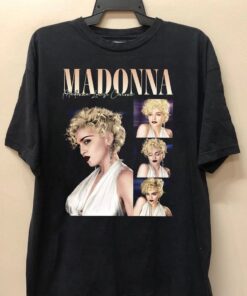 Madonna 90s Vintage Shirt, 2024 Madonna The Celebration Tour T-Shirt, Four Decades Tour Shirt, Madonna Concert Merch