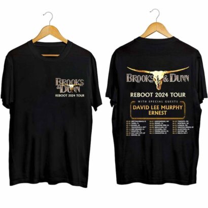 Brooks & Dunn 2024 Tour Shirt, Brooks And Dunn Vintage Country Concert Shirt, Brooks and Dunn The Reboot 2024 Tour Tee