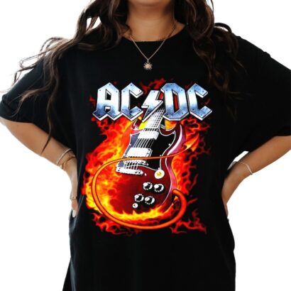 AC/DC Vintage T-Shirt, ACDC Shirt Fan Gifts, Acdc Graphic Tee