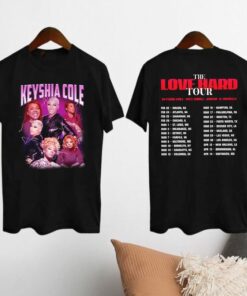 Keyshia Cole Graphic Shirt, Keyshia Cole Tour Shirt, The Love Hard Tour 2024 Keyshia Cole Shirt, Keyshia Cole Merch