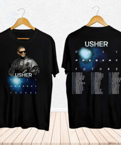 Vintage Usher Concert 2024 Shirt, Past Present Future Tour Shirt, Usher Fan Gift, Usher Bootleg Shirt, Usher Merch