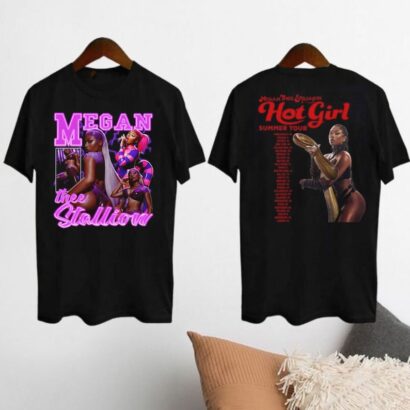 Hot Girl Summer 2024 Tour Shirt, Megan Thee Stallion Fan Gift, Megan Thee Stallion Merch