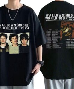 Wallows Model 2024 World Tour Shirt, Wallows 2024 Concert Tee, Wallows Band Fan Shirt