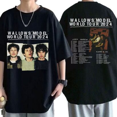 Wallows Model 2024 World Tour Shirt, Wallows 2024 Concert Tee, Wallows Band Fan Shirt