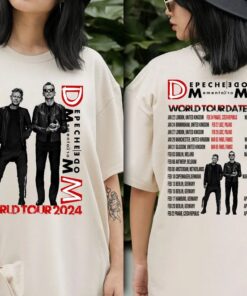 NEW Depeche Mode Memento Mori World Tour Dates 2024 Sweatshirt, Depeche Mode UK Tour 2024 Shirt, Depeche Mode Sweatshirt, 2024 Tour Shirts