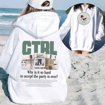 S.Z.A Vintage Ctrl Album Sweatshirt, Sza Music Sweatshirt, Music Lover Sweatshirt, SZA Fan Gift, SZA Hoodie