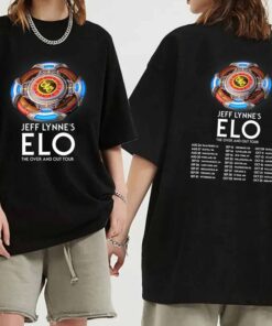 Jeff Lynne's ELO - The Over and Out Tour 2024 Shirt, Jeff Lynne's ELO Band Fan Shirt