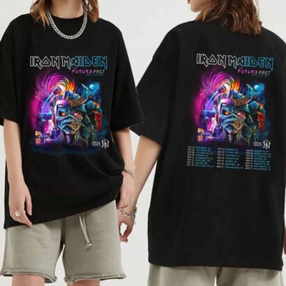 Iron Maiden The Future Past Tour 2024 Shirt, Iron Maiden Band Fan Shirt, Iron Maiden 2024 Concert Shirt, The Future Past 2024 Concert Shirt