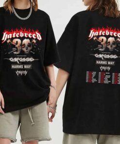 Hatebreed 30th Anniversary North American Tour Shirt, Hatebreed Band Fan Shirt, Hatebreed 2024 Concert Shirt, Hatebreed Tour Shirt