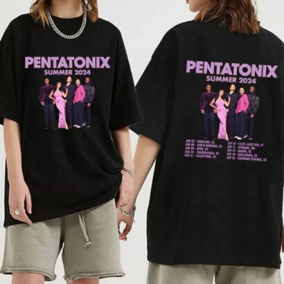 Pentatonix Summer 2024 Tour Shirt, Pentatonix Band Fan Shirt, Pentatonix 2024 Concert Shirt