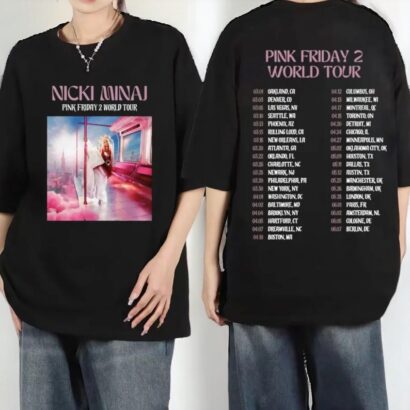 Nicki Minaj Pink Friday 2 World Tour T-Shirt, Nicki Minaj Album