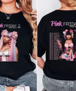 Nicki Minaj 2 Sided Shirt, Nicki Minaj Tour Shirt, Pink Friday 2 Airbrush Shirt, Nicki Minaj Pink Friday 2 Sweatshirt