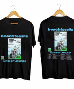 Beach Fossils Nation of Language 2024 Tour Shirt, Beach Fossils tour 2024 Shirt, Nation of Language Concert Shirt, Beach Fossils Shirt