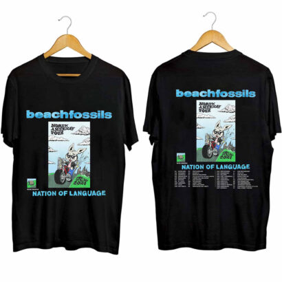 Beach Fossils Nation of Language 2024 Tour Shirt, Beach Fossils tour 2024 Shirt, Nation of Language Concert Shirt, Beach Fossils Shirt