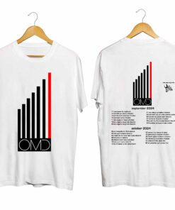 OMD Shirt, OMD North American Bauhaus Staircase Tour 2024 Shirt, Orchestral Manoeuvres in the Dark Band, OMD 2024 Concert Shirt