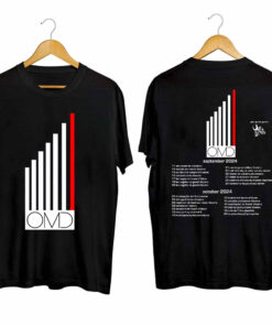 OMD Shirt, OMD North American Bauhaus Staircase Tour 2024 Shirt, Orchestral Manoeuvres in the Dark Band, OMD 2024 Concert Shirt