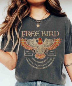 Free Bird Shirt, Old School Band Tshirt, Retro Music Shirt, Rock Band Tee