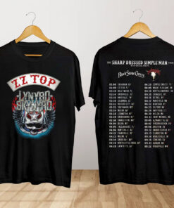 The Sharp Dressed Simple Man Tour ZZ Top And Lynyrd Skynyrd Shirt, ZZ Top Concert Shirt, The Sharp Dressed Simple Man Shirt