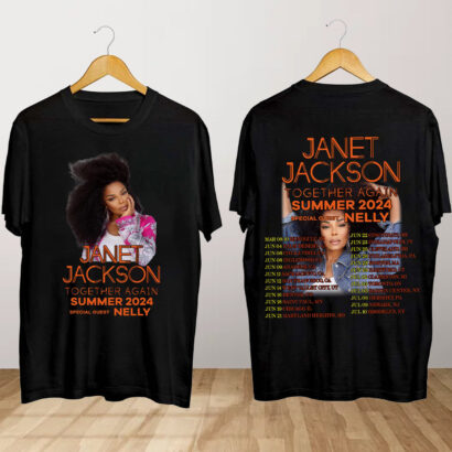 Janet Jackson 2024 shirt, Janet Jackson Together Again Summer Tour 2024 Shirt, Together Again Shirt, Janet Jackson Tour Shirt