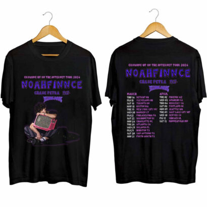 Noahfinnce shirt, Growing up on the Internet 2024 Tour Shirt, Noahfinnce Fan Shirt, Noahfinnce 2024 Concert Shirt