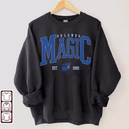 Retro Orlando Magic Basketball, 90s Bootleg, T-Shirt Retro Style Sweatshirt Crewneck, fan gift, Orlando Magic shirt