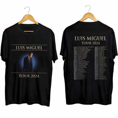 Luis Miguel Tour 2024 Shirt, Luis Miguel Fan Shirt, Luis Miguel 2024 Concert Shirt, Luis Miguel Shirt Gift