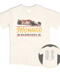 MONACO F1 Car Most Wanted Tour 2024 Merch T shirt