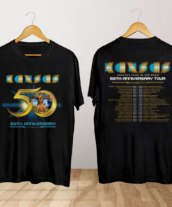 Kansas Music Band 50th Anniversary Tour 2024 T Shirt, Kansas Concert Shirt, 50th Anniversary Tour 2024 Shirt, Kansas Fan Gift, Kansas Tee