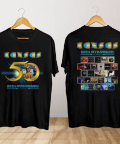 Kansas Music Band 50th Anniversary Tour 2024 T Shirt, Kansas Concert Shirt, 50th Anniversary Tour 2024 Shirt, Kansas Fan Gift, Kansas Tee