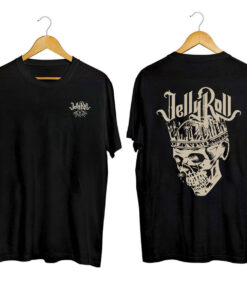 Jelly Roll shirt, Jelly Roll 2024 Tour shirt, The Beautifully Broken Tour 2024 Shirt, Jelly Roll Whitsitt Chapel Crown Skull Shirt