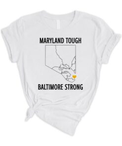 Maryland Tough Baltimore Strong Shirt, Francis Scott Key Bridge Collapse Baltimore Shirt, Patapsco River Baltimore Strong Shirt