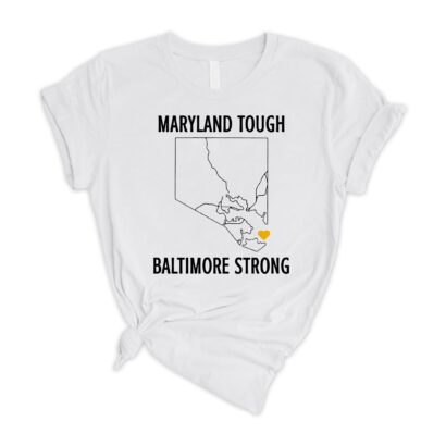 Maryland Tough Baltimore Strong Shirt, Francis Scott Key Bridge Collapse Baltimore Shirt, Patapsco River Baltimore Strong Shirt