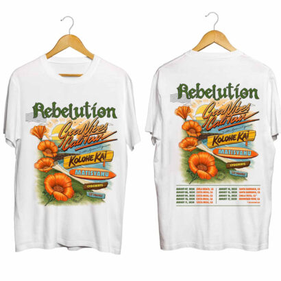 Rebelution tour 2024 shirt, Good Vibes Cali 2024 Tour Shirt, Rebelution 2024 Concert Shirt, Good Vibes Cali 2024 Shirt