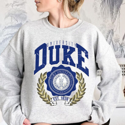 Duke University Vintage style Sweatshirt, Duke University Shirt, Duke College Shirt, Duke University Sweatshirt, Duke Vintage Shirt