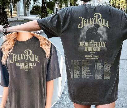 Jelly Roll The Beautifully Broken Tour 2024 Shirt, Jelly Roll 2024 tour Shirt, Jelly Roll merch tee