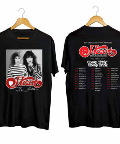 Royal Flush Tour 2024 Heart Band Shirt, Heart Band Signature Shirt, Rock Band Heart 2024 Tour Shirt