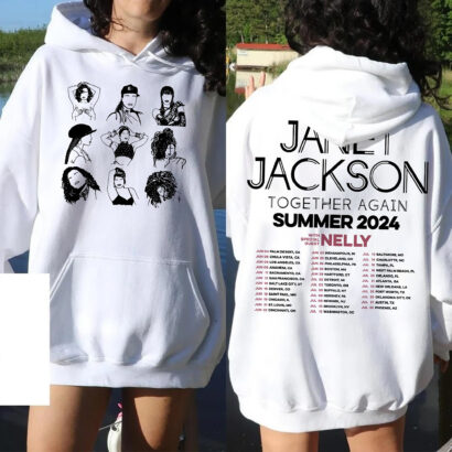 Janet Jackson Tour 2024 Shirt, Together Again Summer Music 2024 , Janet Jackson tour Shirt