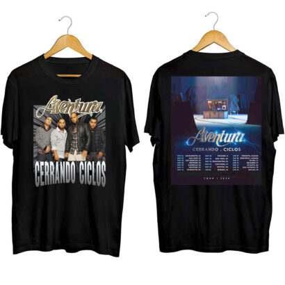 Aventura 2024 Tour shirt, Cerrando Ciclos 2024 shirt, Aventura Cerrando Ciclos tour Graphic T-Shirt