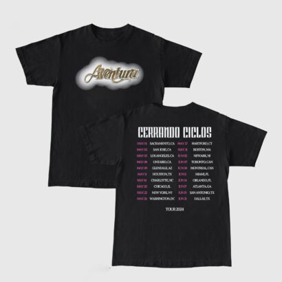 2024 Aventura Tour shirt, Aventura Cerrando Ciclos Tour 2024 shirt, Aventura merch tee