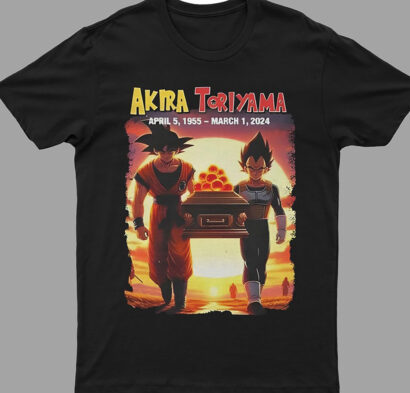 Akira Toriyama T-Shirt , RIP Akira Toriyama Shirt, Dragon Ball Z Shirt, Thank You For The Memories