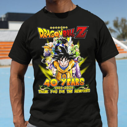 Akira Toriyama dragon ball RIP Shirt, Akira Toriyama RIP shirt, 40 Years 1984 – 2024 Thank You For The Memories Shirt, 40 years anime Tshirt