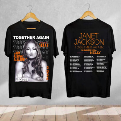 Janet Jackson tour 2024 Shirt, Janet Jackson Together Again Tour 2024 Shirt, Janet Jackson Merch TShirt