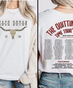 Zach Bryan The Quittin Time Tour 2024 Shirt, Zach Bryan Sweatshirt, Zach Bryan Merch, Country Music T-shirt, The Quittin Time Tour Shirt