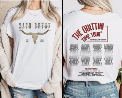 Zach Bryan The Quittin Time Tour 2024 Shirt, Zach Bryan Sweatshirt, Zach Bryan Merch, Country Music T-shirt, The Quittin Time Tour Shirt