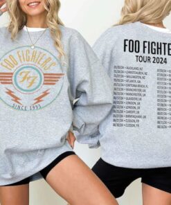 Foo Fighters 2024 Tour Shirt, Everything Or Nothing At Shirt, Foo Fighters Band Shirt, Foo Fighters Fan Gift, Concert Tee, Foo Fighter Merch