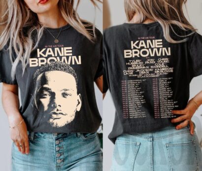 Kane Brown In The Air Tour 2024 Shirt, Kane Brown Fan Shirt, Kane Brown 2024 Concert Shirt, In The Air Concert Shirt For Fan