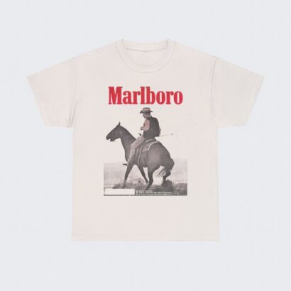 Vintage Marlboro Cowboy Wild West Shirt, Marlboro Shirt, Cowboy Rodeo Tshirt