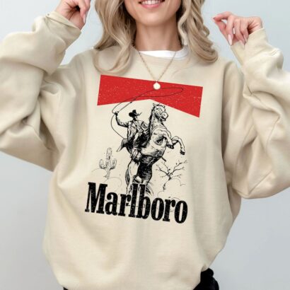 Vintage Marlboro Cowboy Wild West Shirt, Country Music Shirt, Cowboy Rodeo Tshirt, Cowboy Killer Shirt, Boho Shirt, Country Music Tee Gift