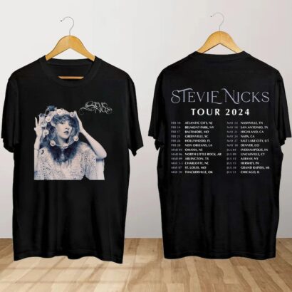 Stevie Nicks Tour 2024 Shirt, Stevie Nicks Fan Gift, Stevie Nicks Shirt